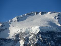 15 Dhaulagiri North Face Summit Close Up From French Pass 5377m Around Dhaulagiri 